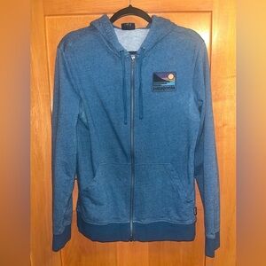 Patagonia Up & Out Lightweight Organic Cotton Full-Zip Hoodie Men’s Small